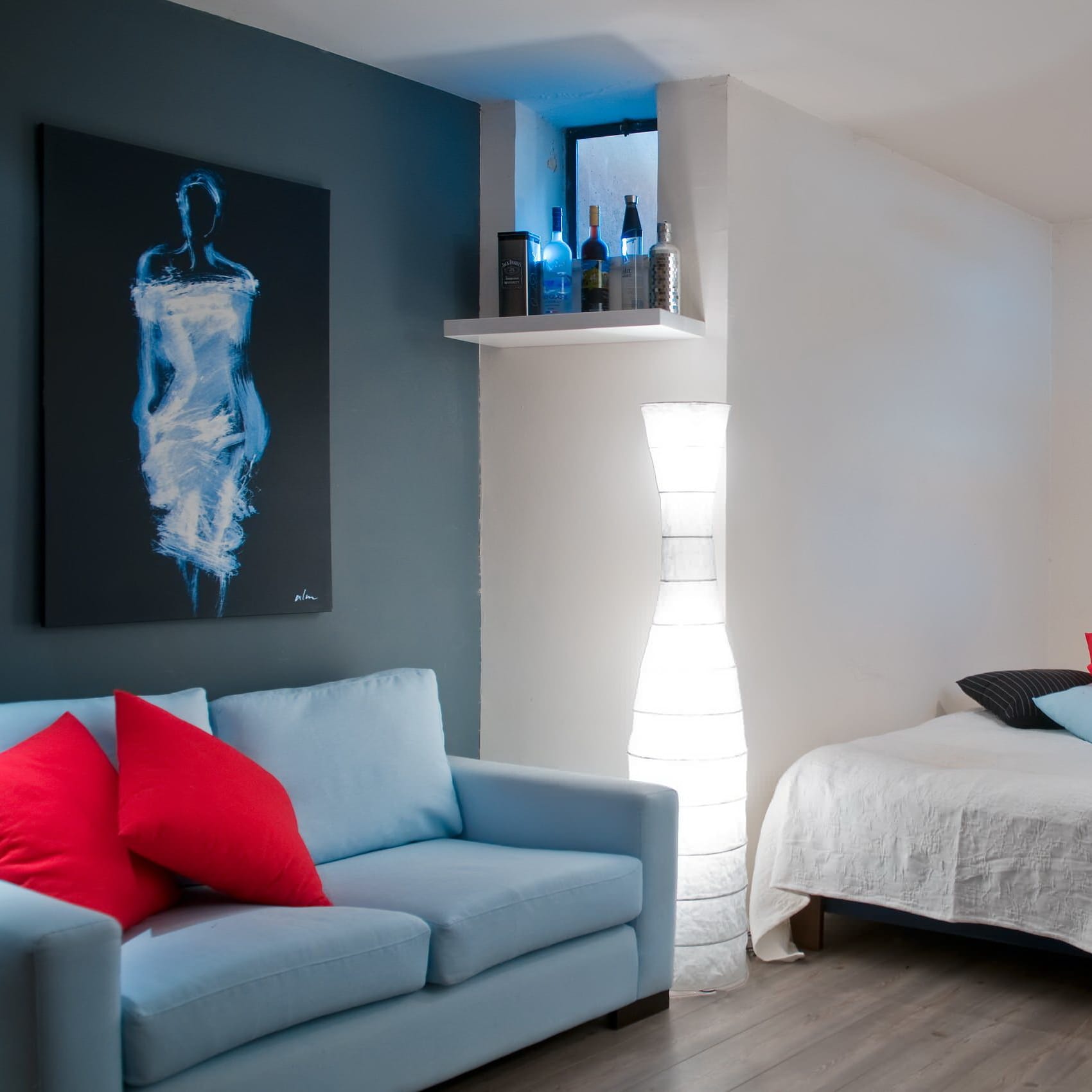 Ukázka interiérové malby